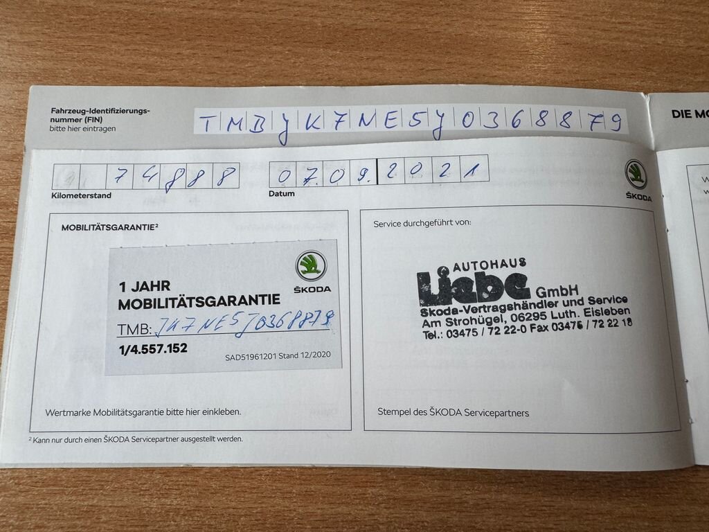 Škoda Octavia Kombi 2,0 l 135 kw