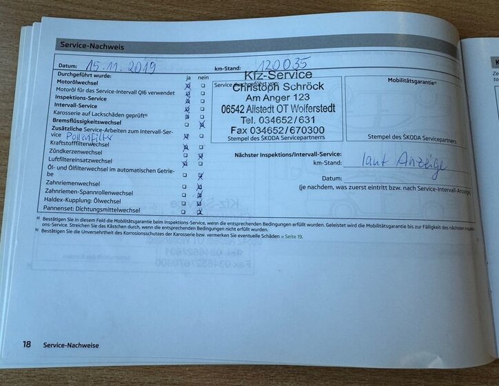 Škoda Fabia Kombi 1,6 l 66 kw