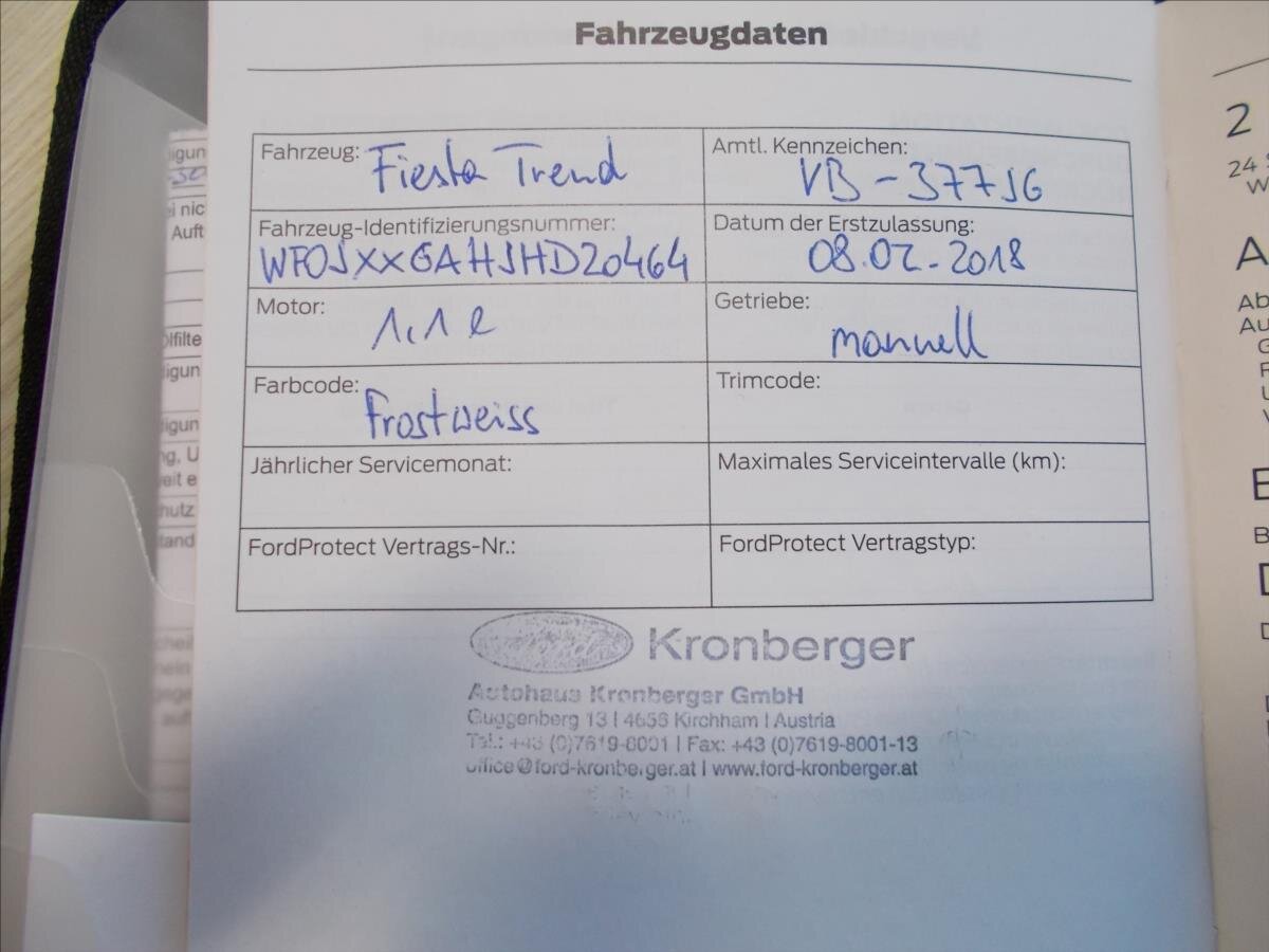 Ford Fiesta Hatchback 1,1 l 52 kw