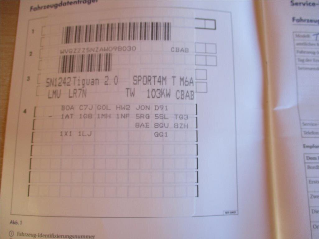 Volkswagen Tiguan SUV 2,0 l 103 kw