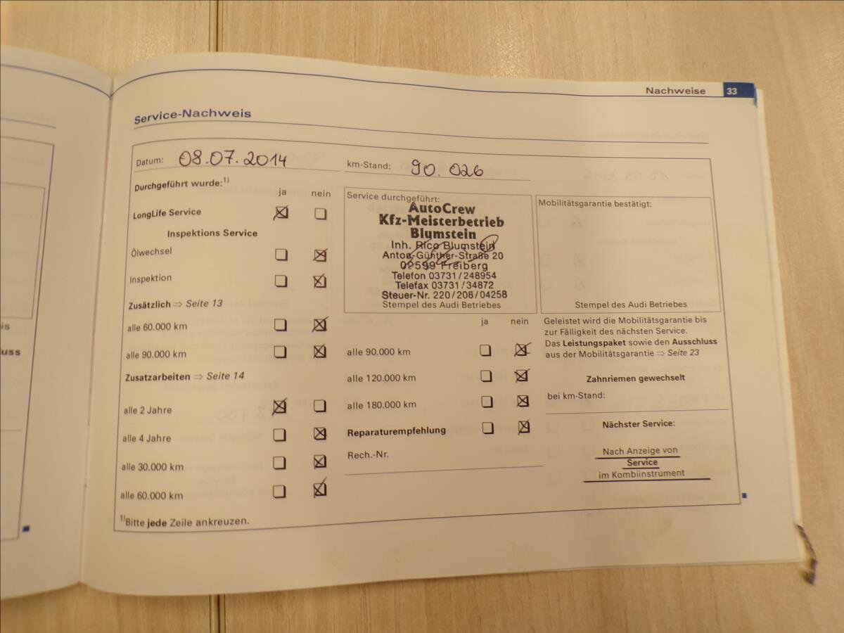 Audi A3 Hatchback 2,0 l 103 kw