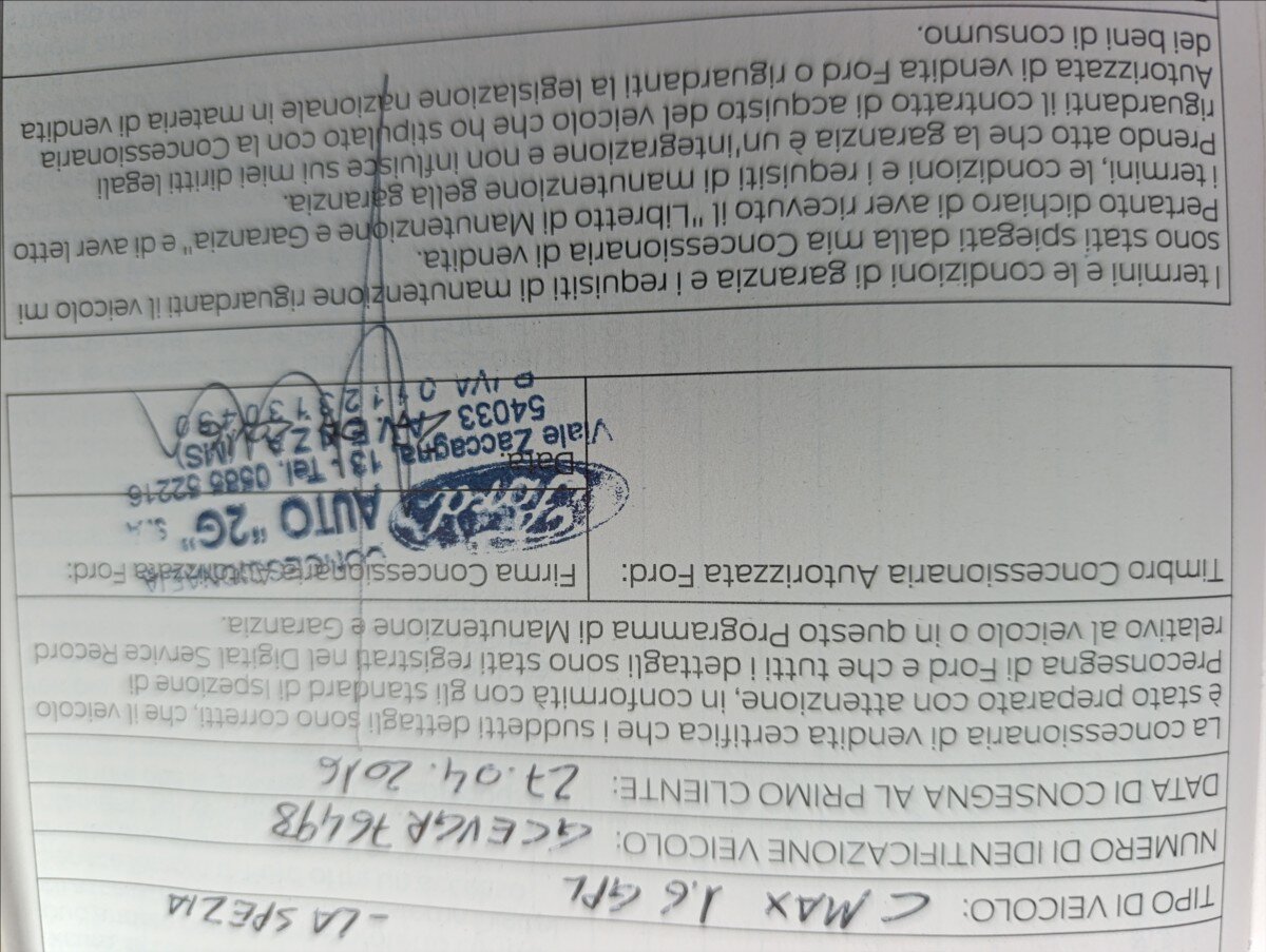 Ford C-MAX MPV 1,6 l 88 kw