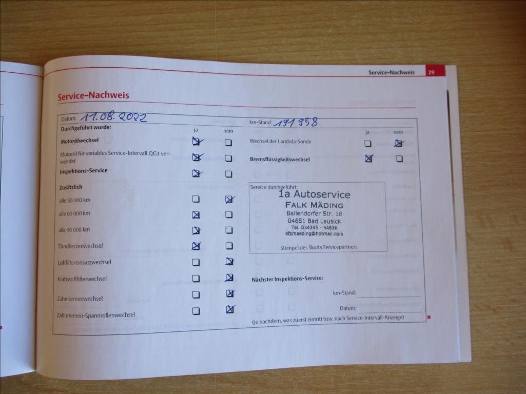 Škoda Octavia Liftback 1,6 l 75 kw