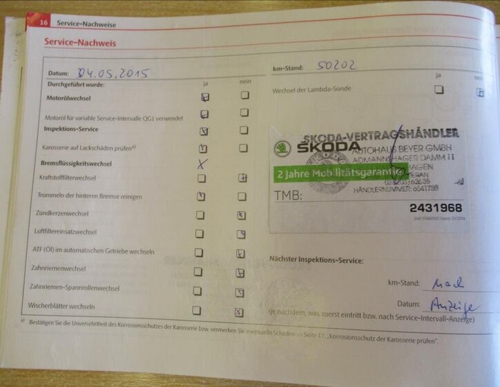 Škoda Fabia Hatchback 1,2 l 63 kw