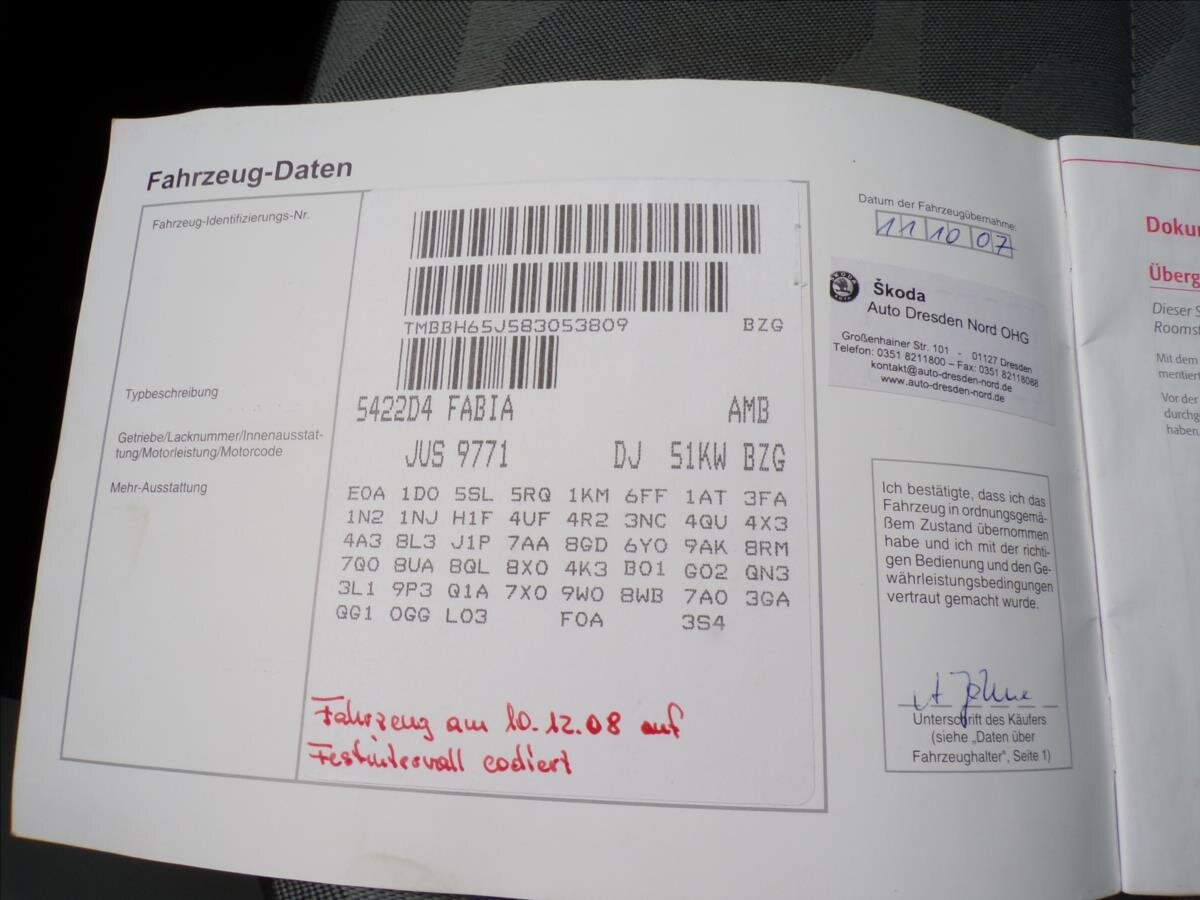 Škoda Fabia Hatchback 1,2 l 51 kw