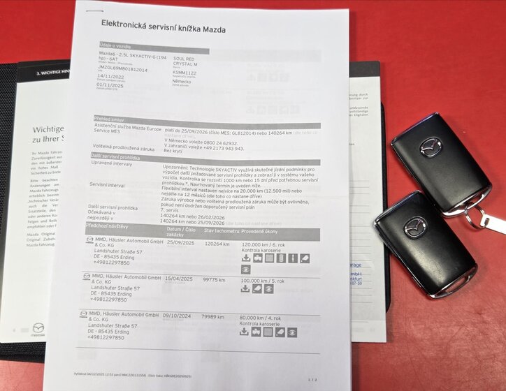 Mazda 6 Kombi 2,5 l 143 kw