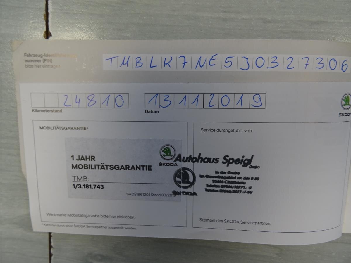 Škoda Octavia Kombi 2,0 l 135 kw