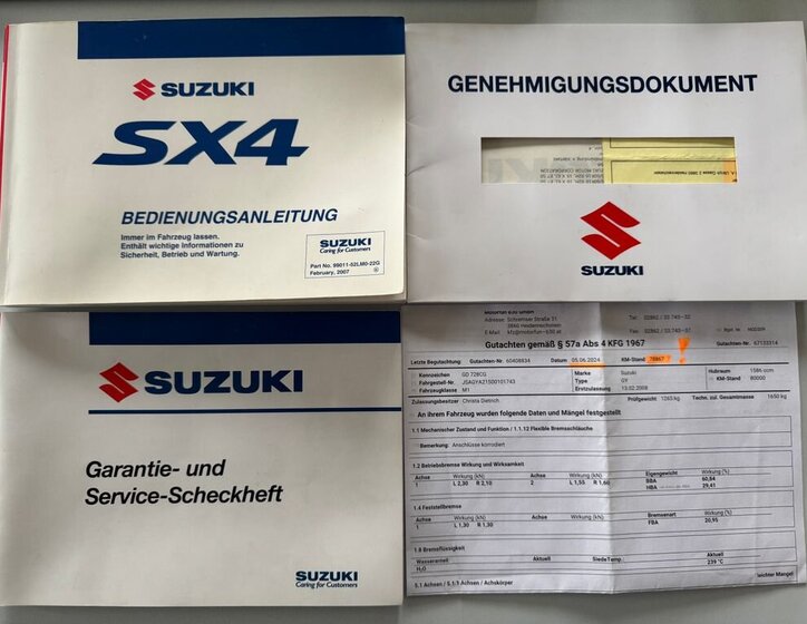 Suzuki SX4 Hatchback 1,6 l 79 kw