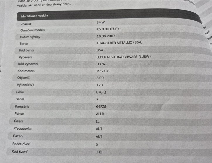 BMW X5 SUV / Terénní 3,0 l 173 kw