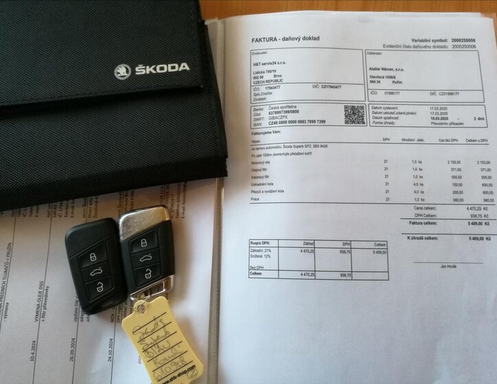 Škoda Superb Kombi 2,0 l 140 kw