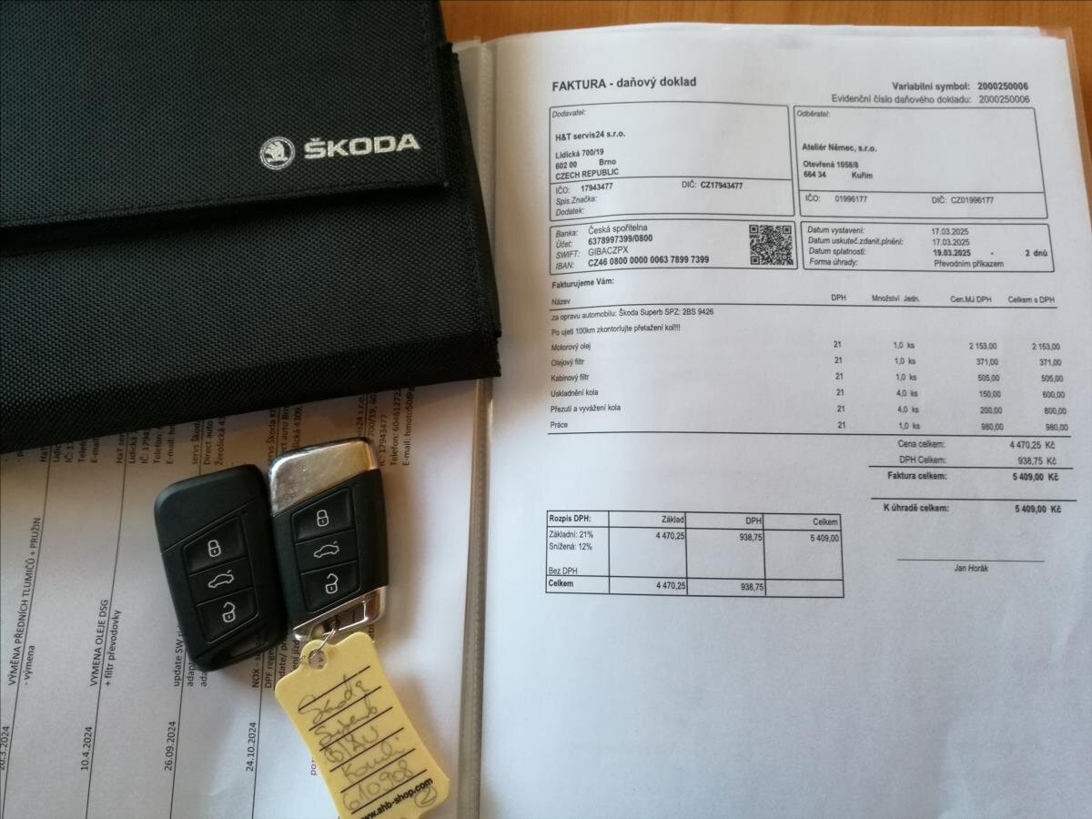 Škoda Superb Kombi 2,0 l 140 kw