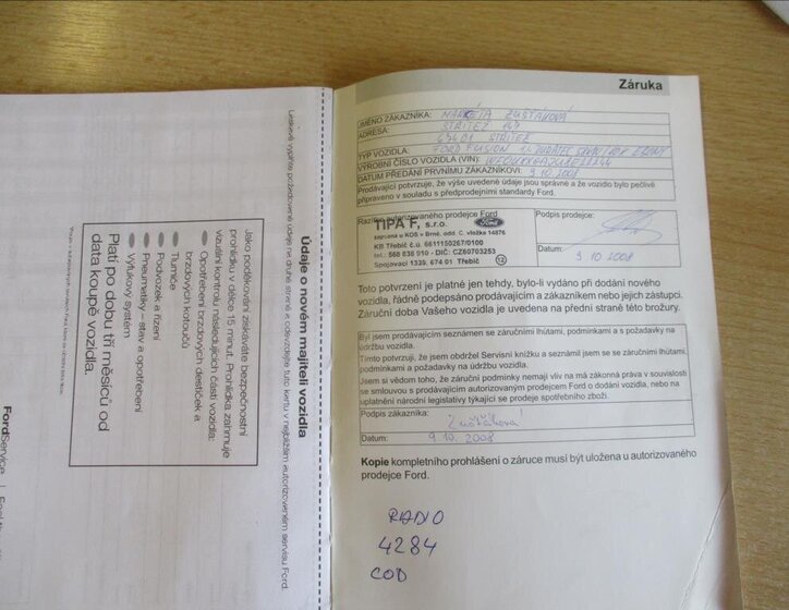 Ford Fusion Kombi 1,4 l 59 kw