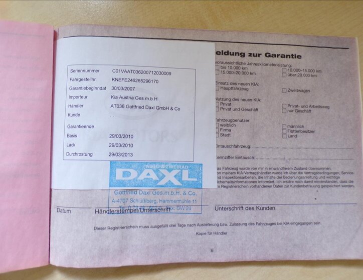 KIA Cerato Kombi 1,6 l 84 kw