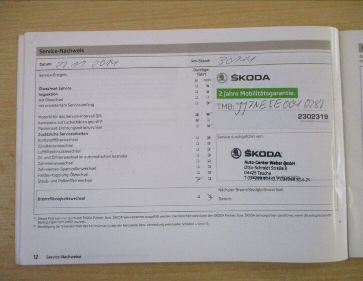 Škoda Octavia Kombi 2,0 l 110 kw