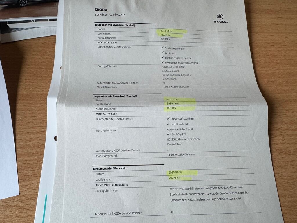 Škoda Superb Liftback 2,0 l 110 kw