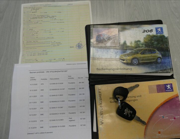 Peugeot 206 Hatchback 1,6 l 80 kw