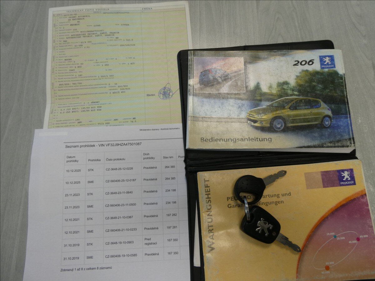 Peugeot 206 Hatchback 1,6 l 80 kw