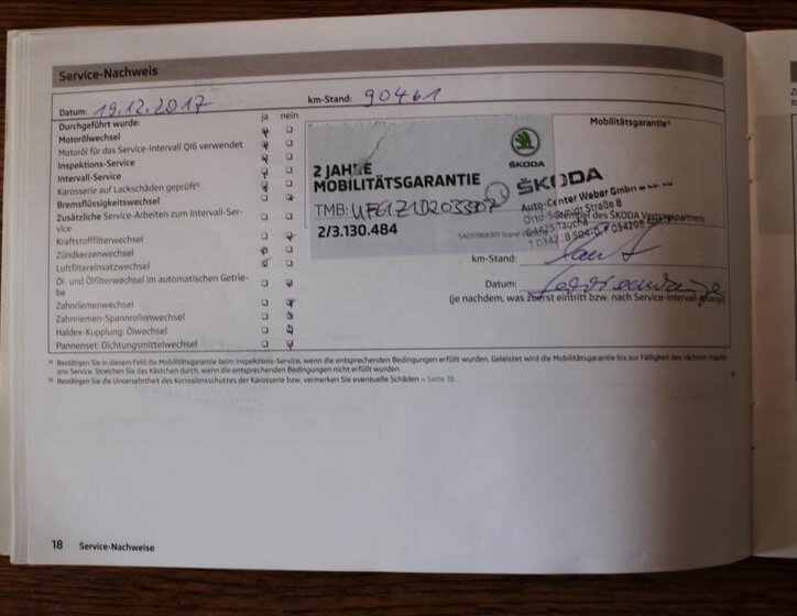 Škoda Octavia Kombi 2,0 l 147 kw