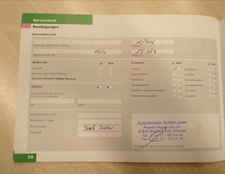 Mercedes-Benz Třídy A Kombi 1,6 l 60 kw