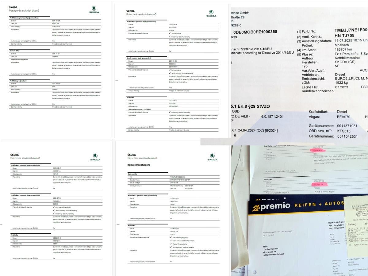 Škoda Octavia Kombi 2,0 l 110 kw