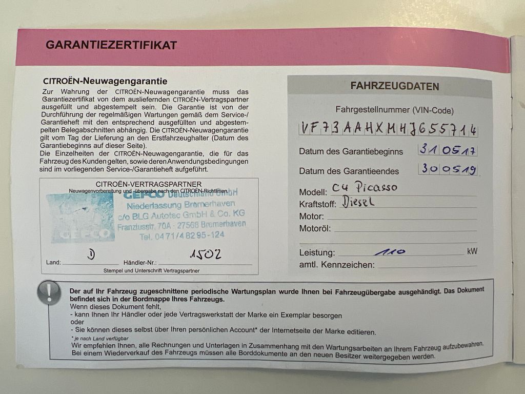 Citroën Grand C4 Picasso