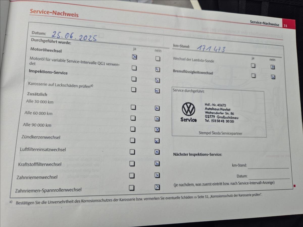 Škoda Octavia Kombi 1,4 l 90 kw