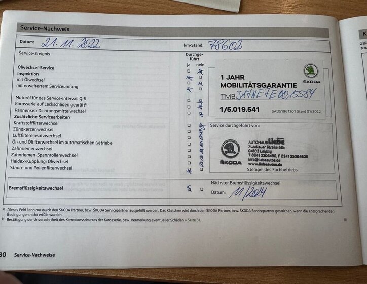 Škoda Octavia Kombi 1,2 l 63 kw