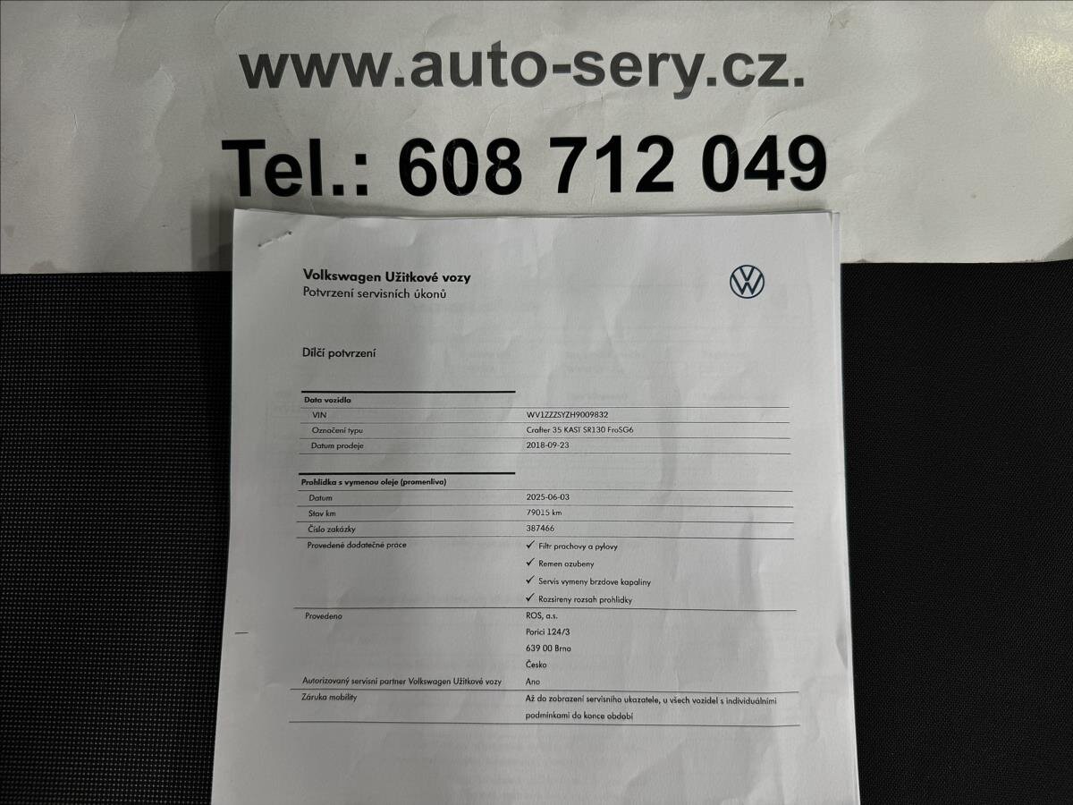 Volkswagen Crafter Ostatní 2,0 l 130 kw