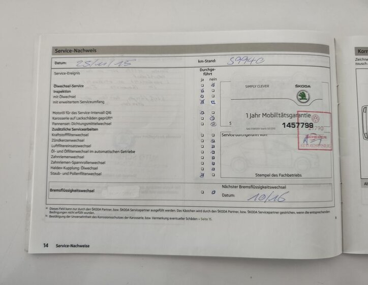 Škoda Superb Kombi 2,0 l 125 kw