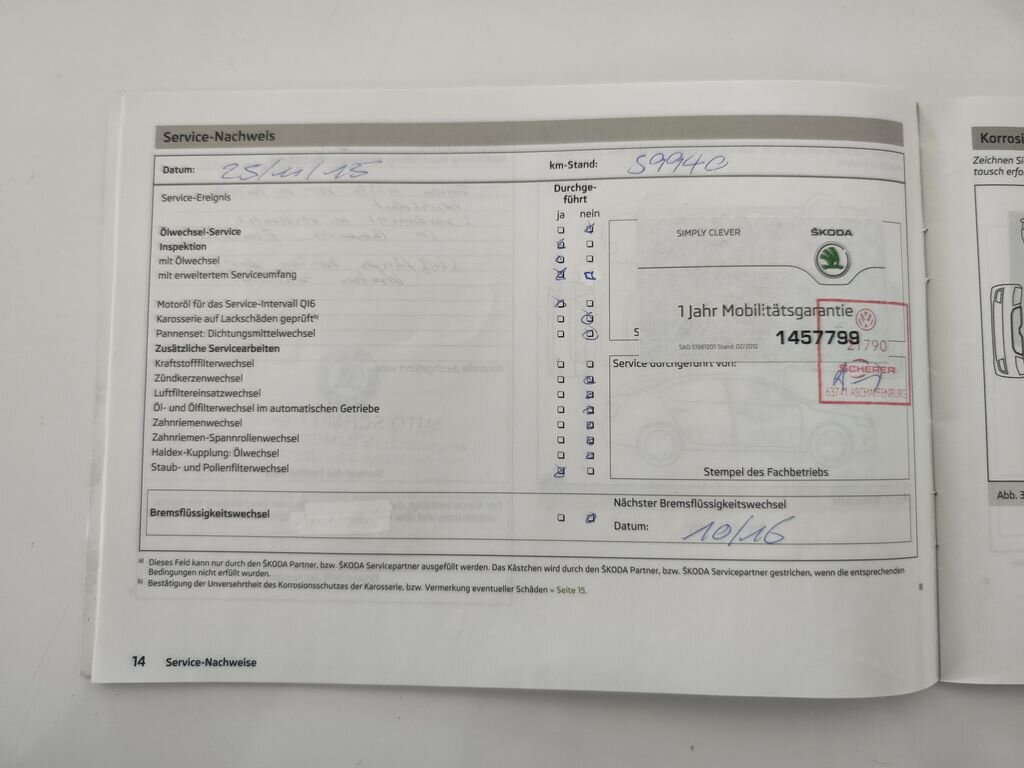 Škoda Superb Kombi 2,0 l 125 kw