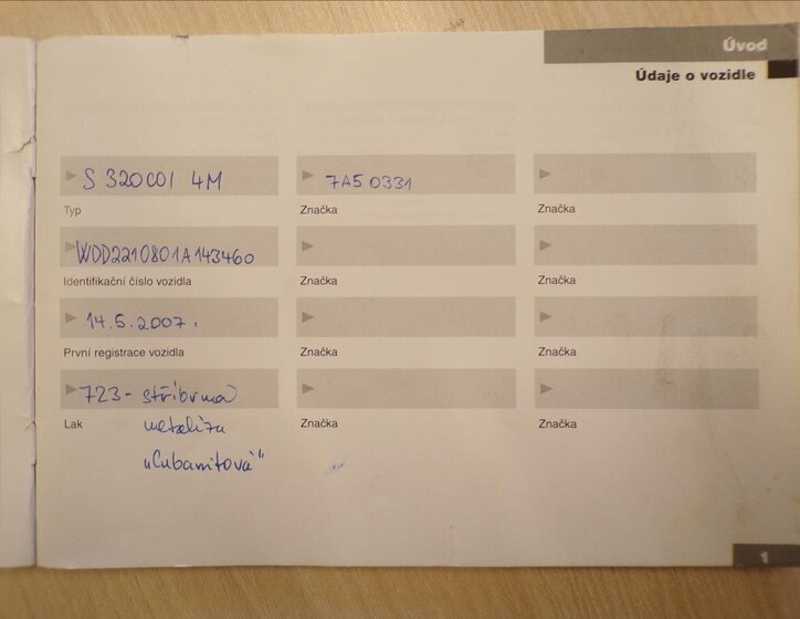 Mercedes-Benz Třídy S Sedan / Limuzína 3,0 l 173 kw