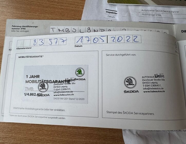 Škoda Superb Kombi 1,8 l 132 kw