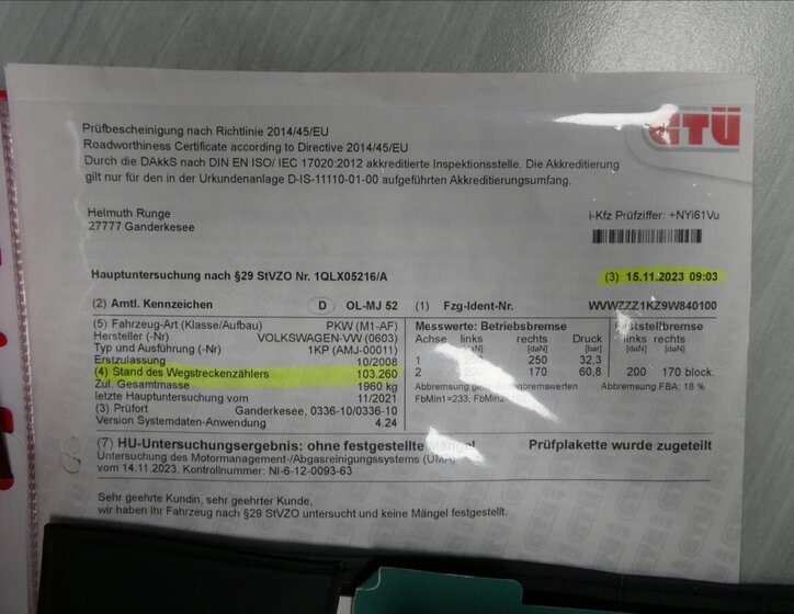 Volkswagen Golf Plus MPV 1,4 l 90 kw