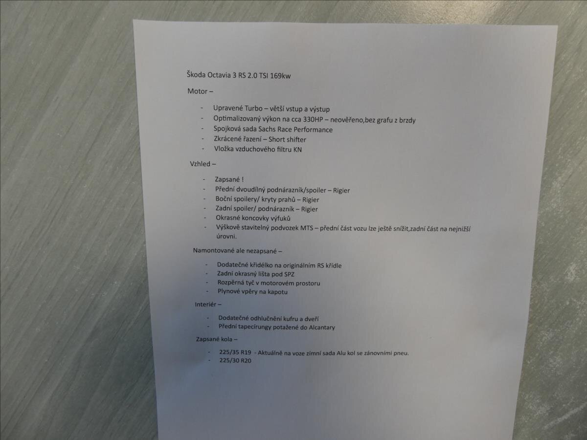 Škoda Octavia Kombi 2,0 l 169 kw