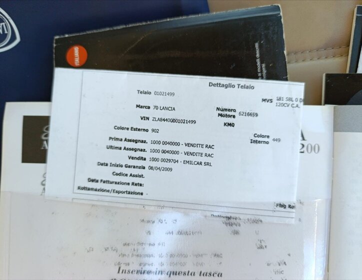 Lancia Delta Hatchback 1,6 l 88 kw