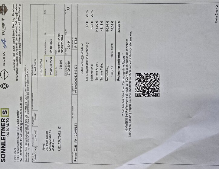 Renault ZOE Hatchback 0,0 80 kw