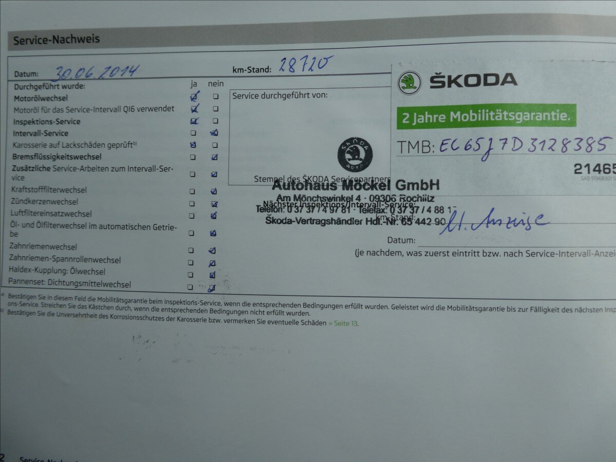 Škoda Fabia Hatchback 1,6 l 77 kw