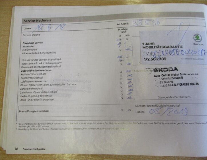 Škoda Octavia Kombi 2,0 l 110 kw