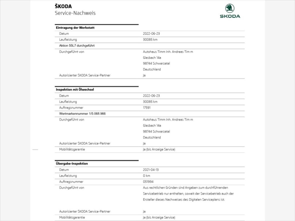 Škoda Octavia Ostatní 999,0 81 kw