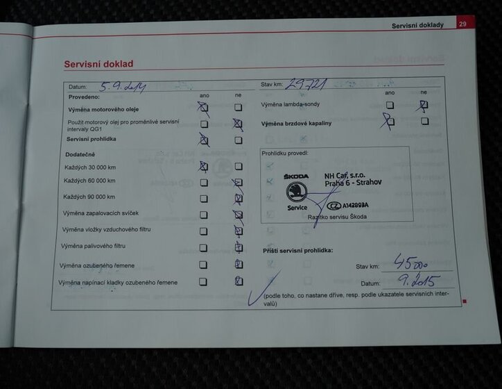 Škoda Fabia Sedan / Limuzína 1,2 l 47 kw