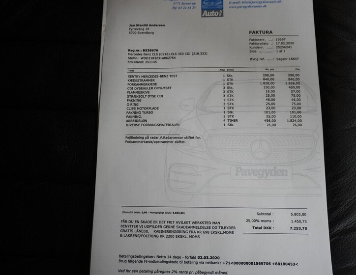 Mercedes-Benz CLS Sedan 3,0 l 195 kw