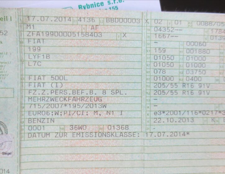 Fiat 500L Kombi 1,4 l 88 kw