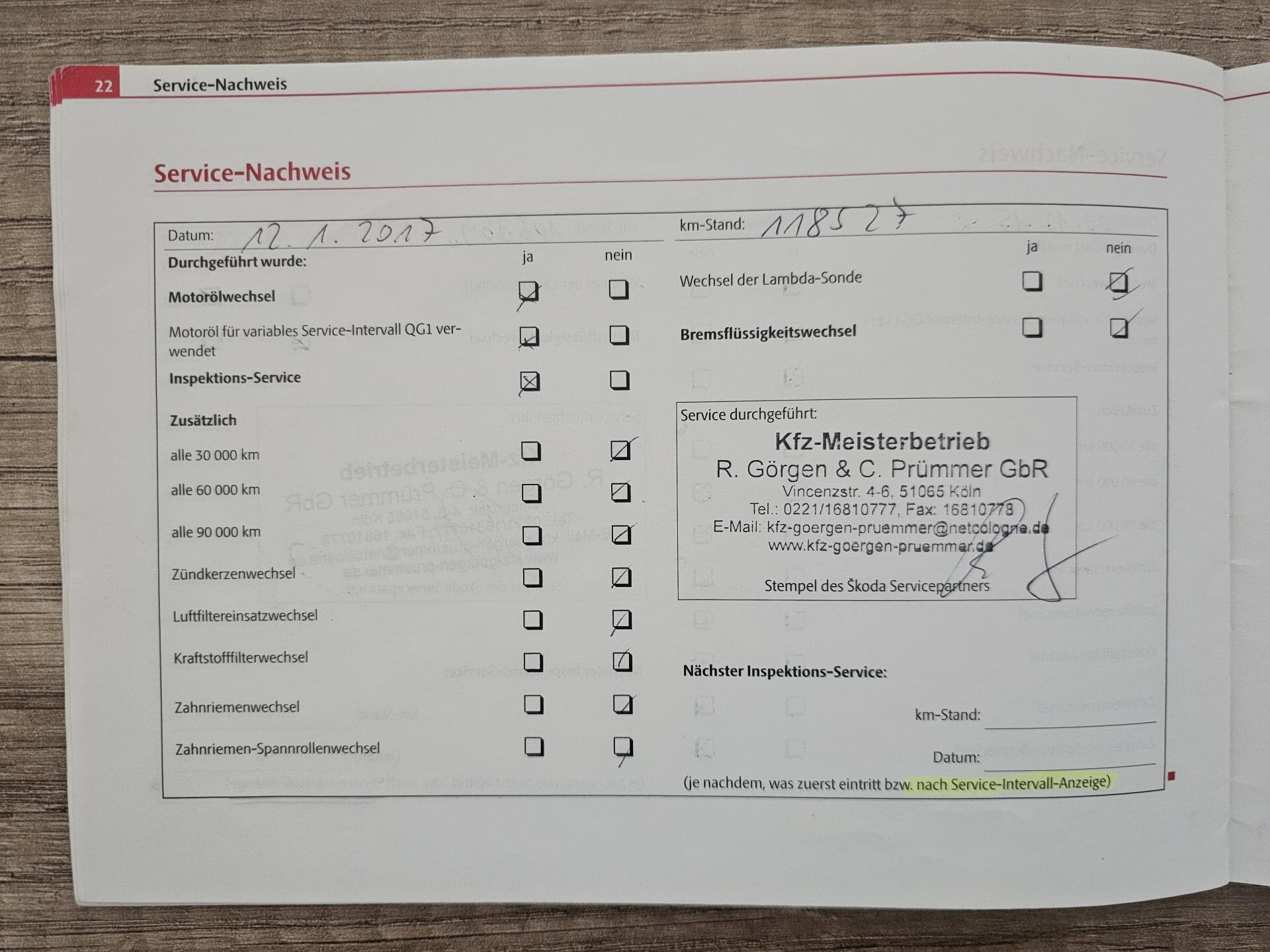 Škoda Octavia Kombi 2,0 l 103 kw