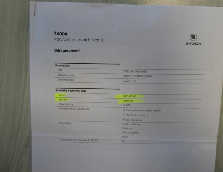 Škoda Karoq SUV 2,0 l 110 kw