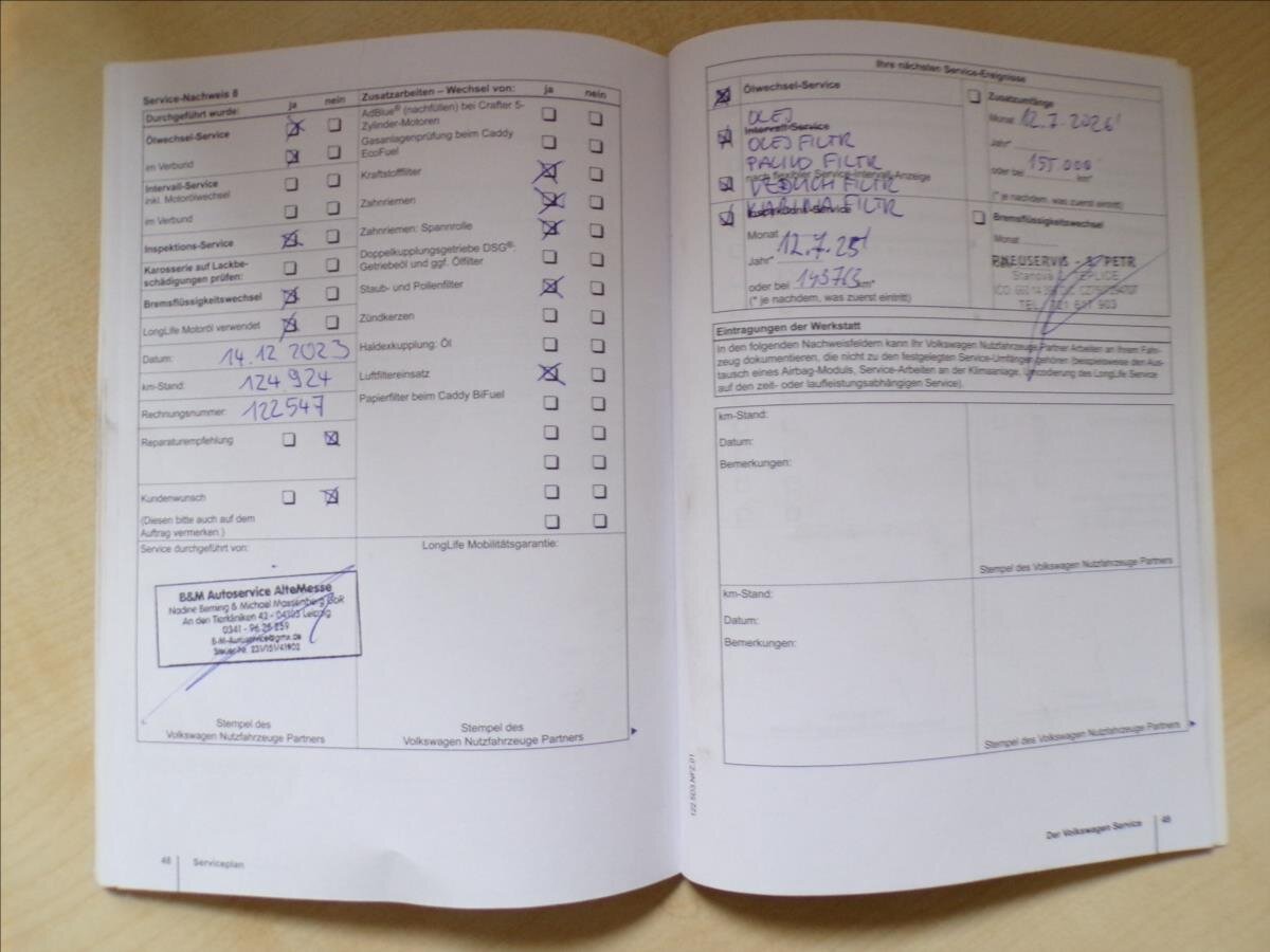 Volkswagen Caddy Kombi 2,0 l 103 kw