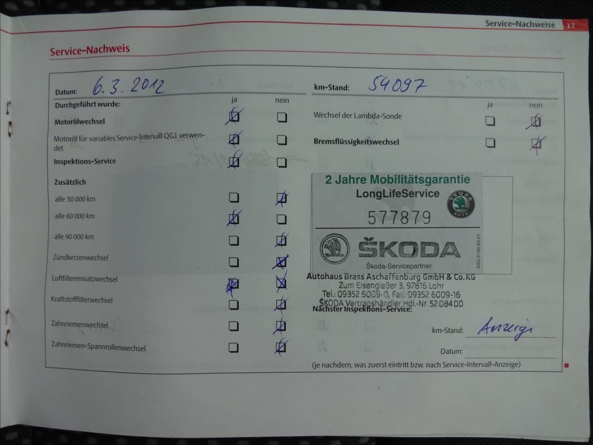 Škoda Octavia Kombi 1,8 l 118 kw