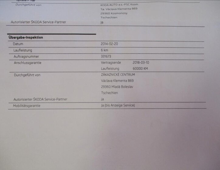 Škoda Fabia Kombi 1,2 l 63 kw