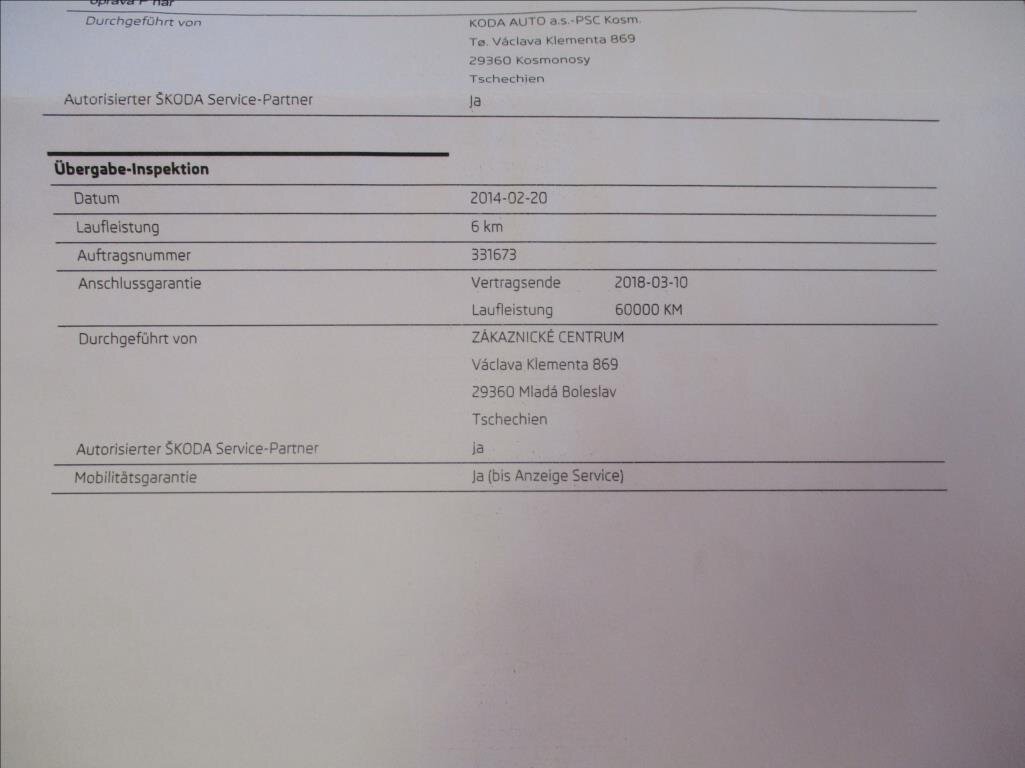 Škoda Fabia Kombi 1,2 l 63 kw