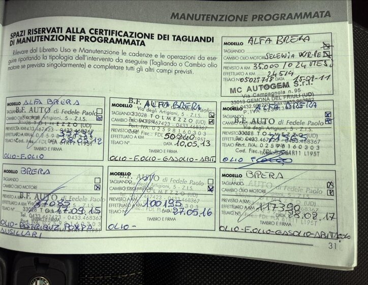 Alfa Romeo Brera Kupé 2,0 l 125 kw