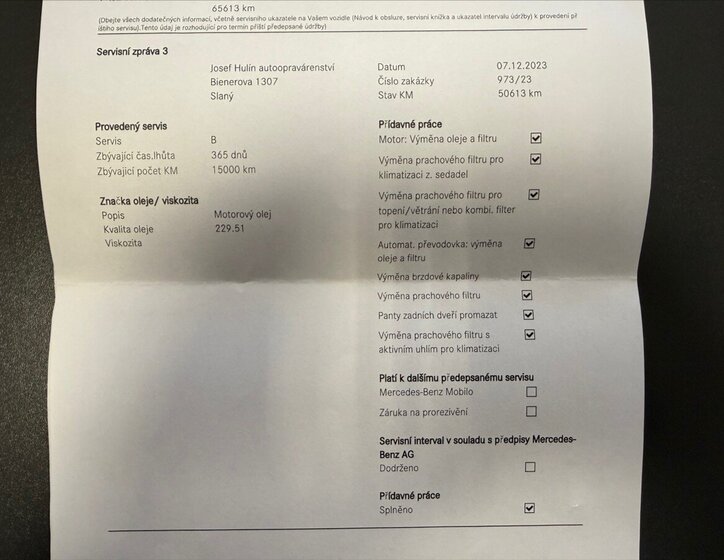 Mercedes-Benz Třídy V MPV 2,1 l 140 kw